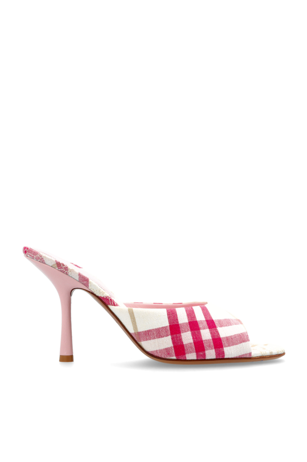 BURBERRY Mews Pink Mules New And Authentic