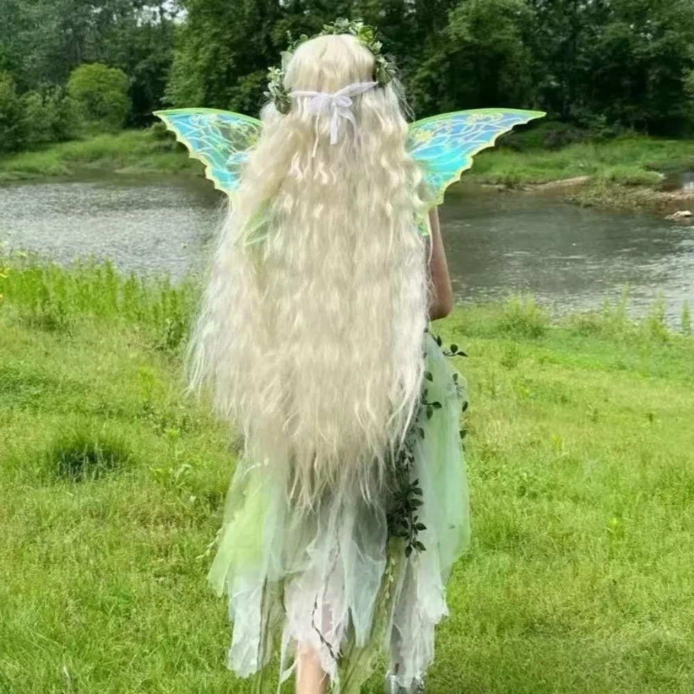 Butterfly Fairy Wings Gradient Organza Cosplay Costume with Elastic Shoulder Str