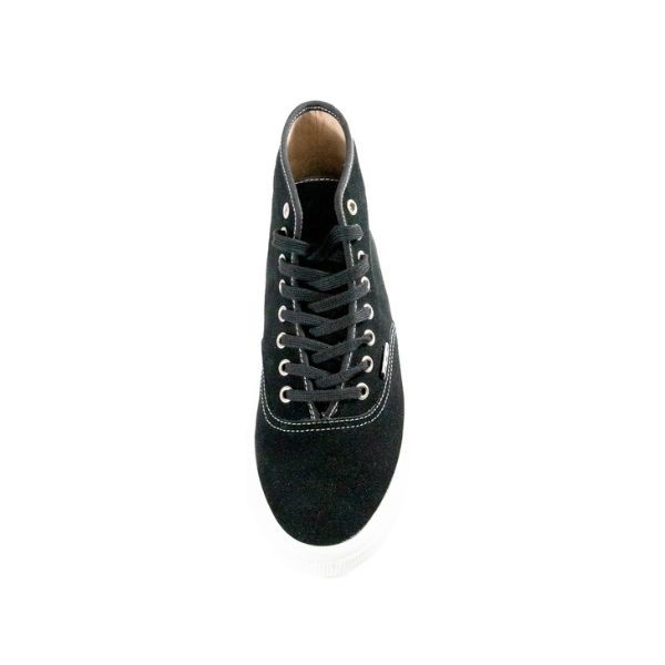 Vans Skate Authentic High Shoes Black Suede