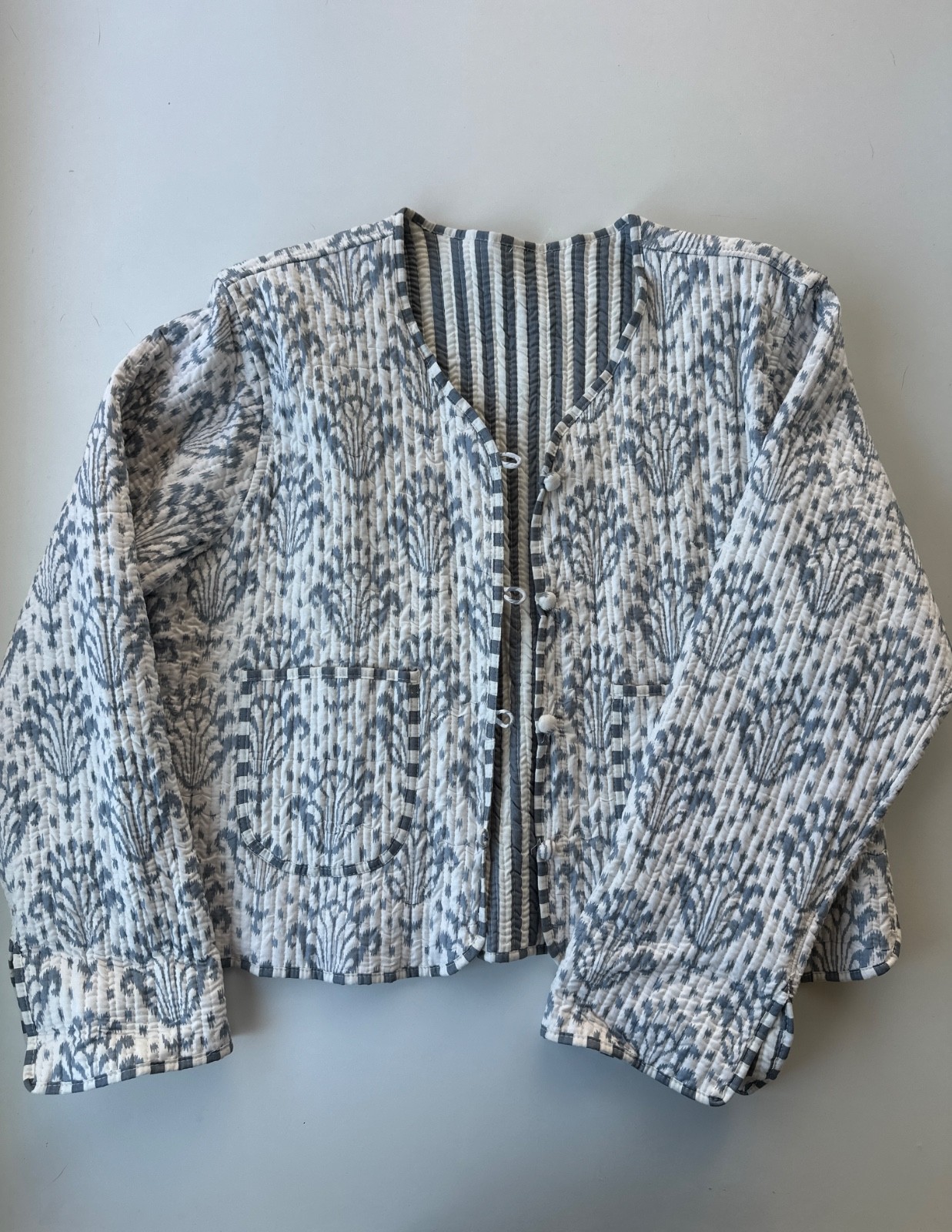 Women’s Reversible Quilted Jacket Notting Hill London Medium Lightweight Coat