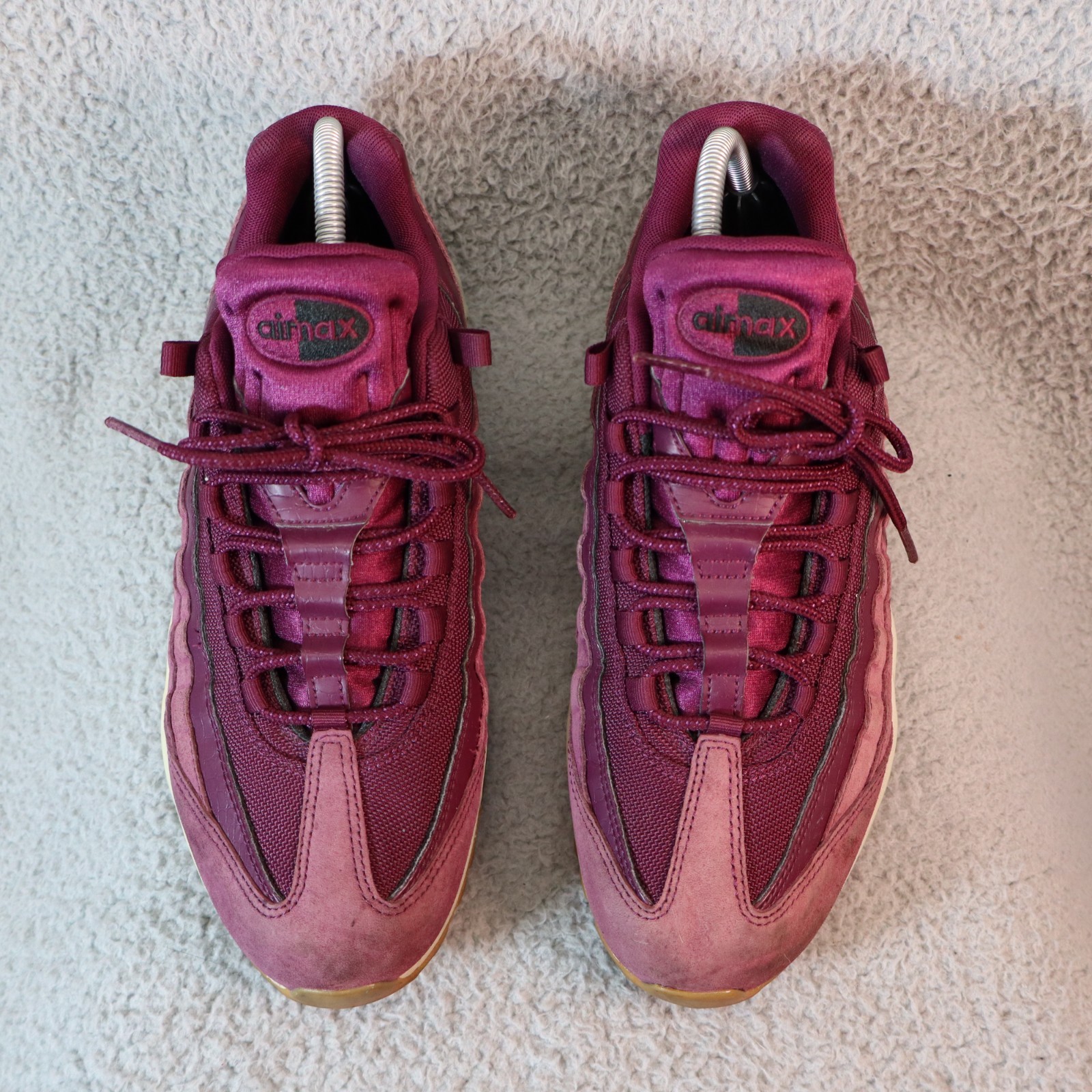 Air Max 95 Bordeaux Gum SE Sz 10.5 Used no box