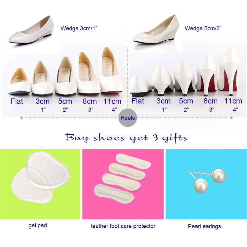 Women’s Lace Wedding Shoes Pearls anklet Bridal High Low Heels flat shoes