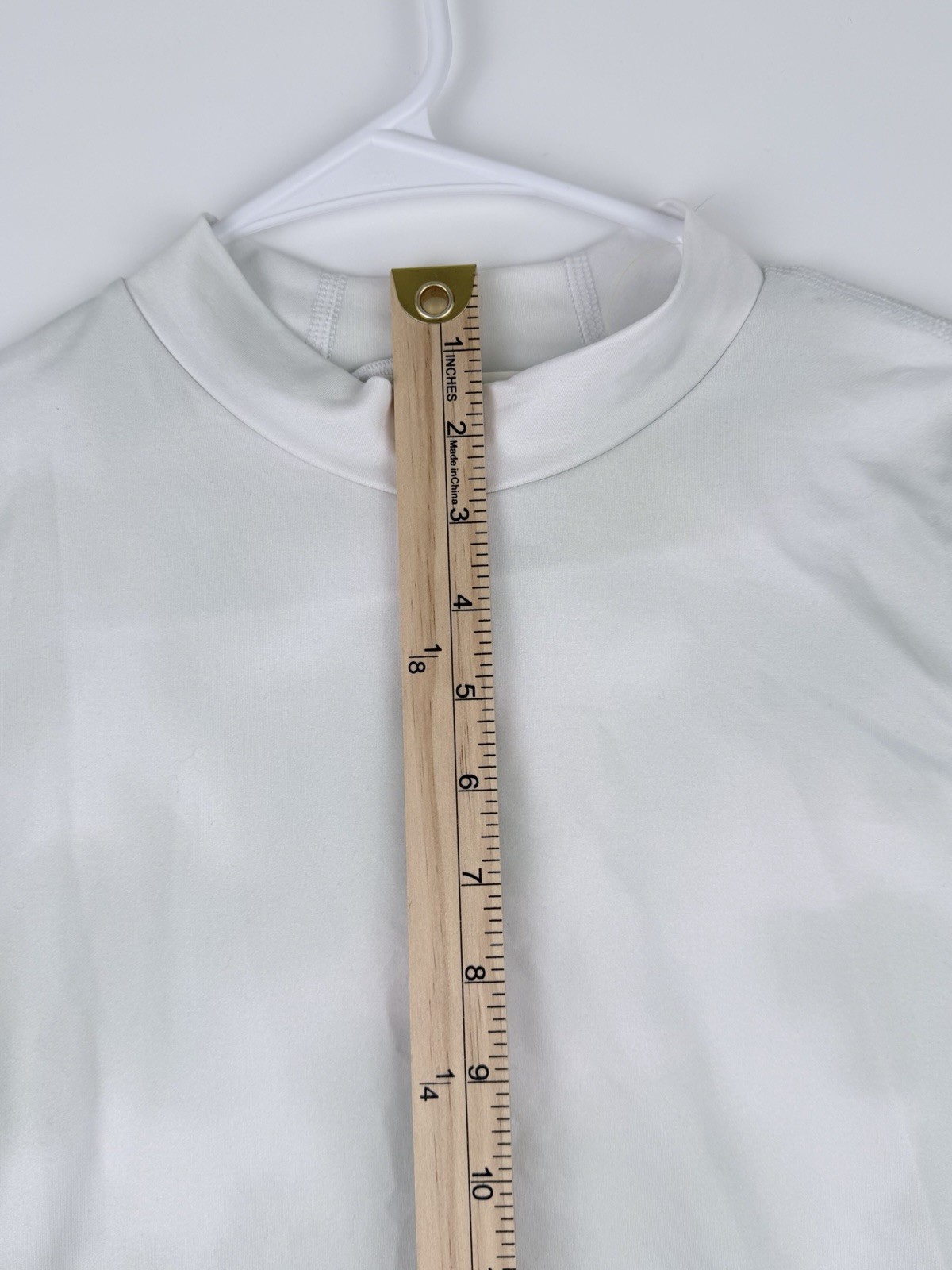 All In Motion Mock Neck Long Sleeve Tight Fit Shirt Size LARGE (10/12)