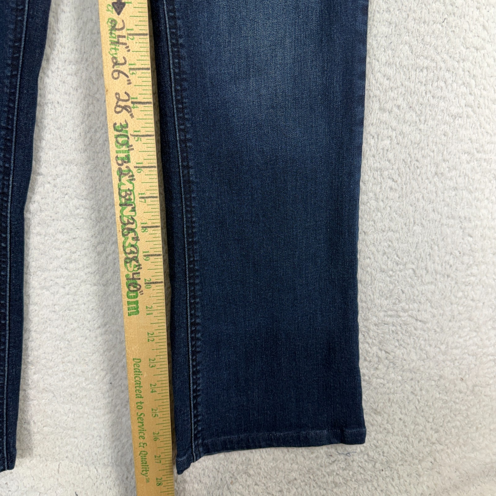 Democracy Ab Technology Flare 10 (30×28) Jeans Dark Wash Blue Women Stretch