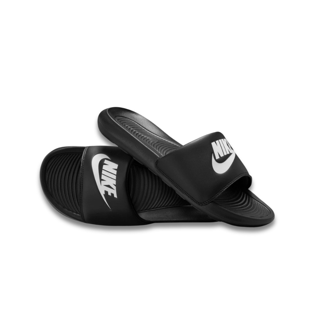 Men’s Nike Victori One Benassi Slide Sandals Black NEW Slip On