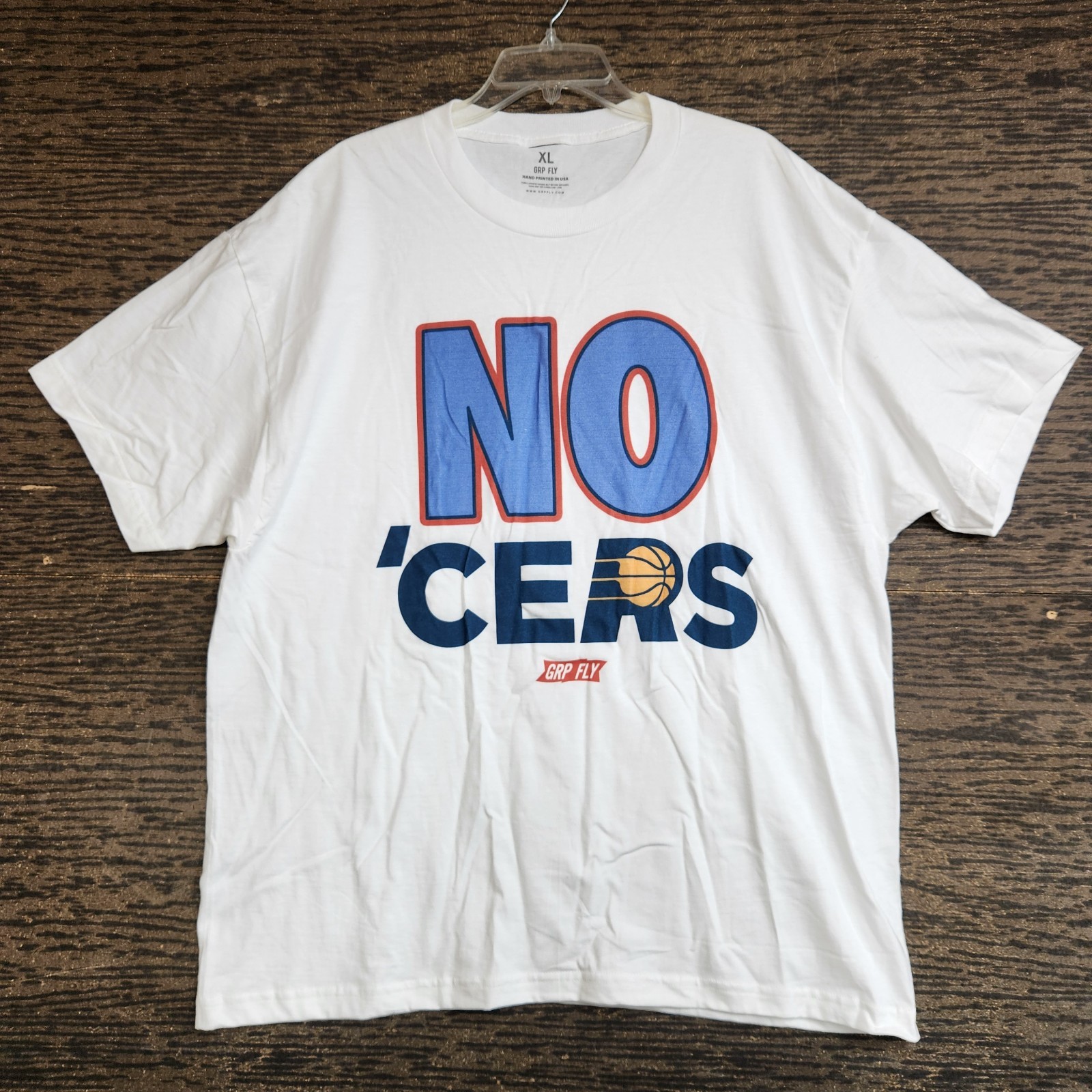 OKC Thunder NBA Oklahoma City NO ‘CERS Men’s T-Shirt Size XL GRP FLY