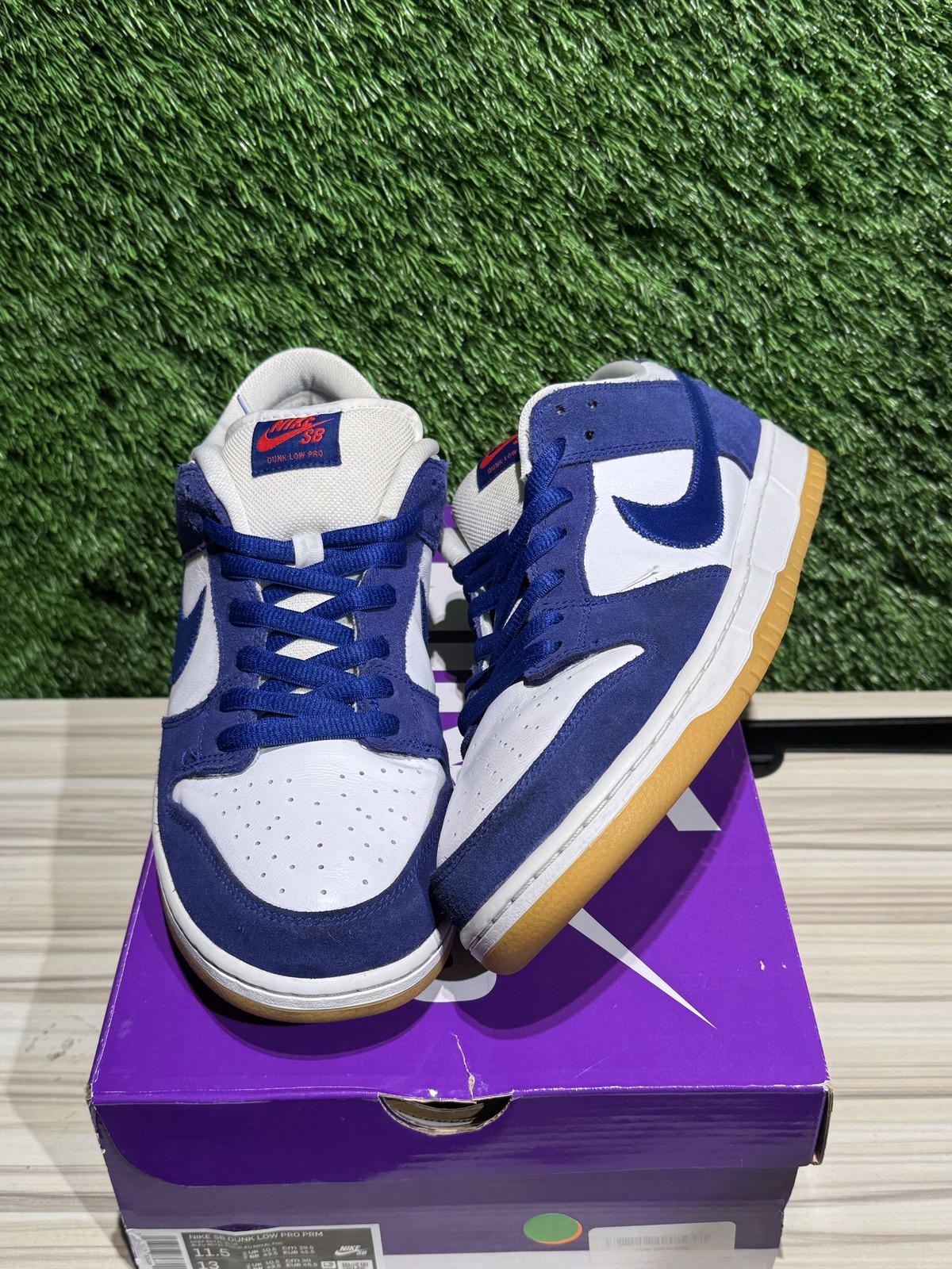 Size 10.5M/12W – Nike SB Dunk Low Los Angeles Dodgers Sz 11.5M DO9395-400 Pre-Ow