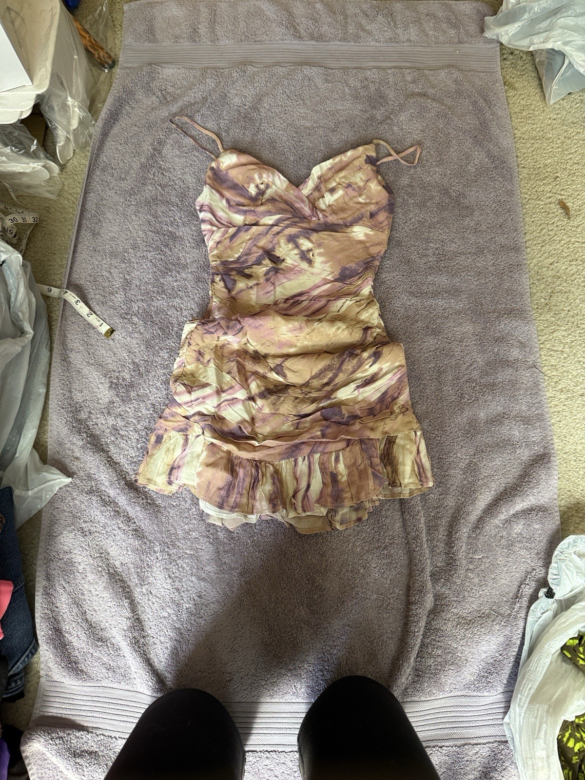 Hello Molly, Sundress, Purple, Pink Beige