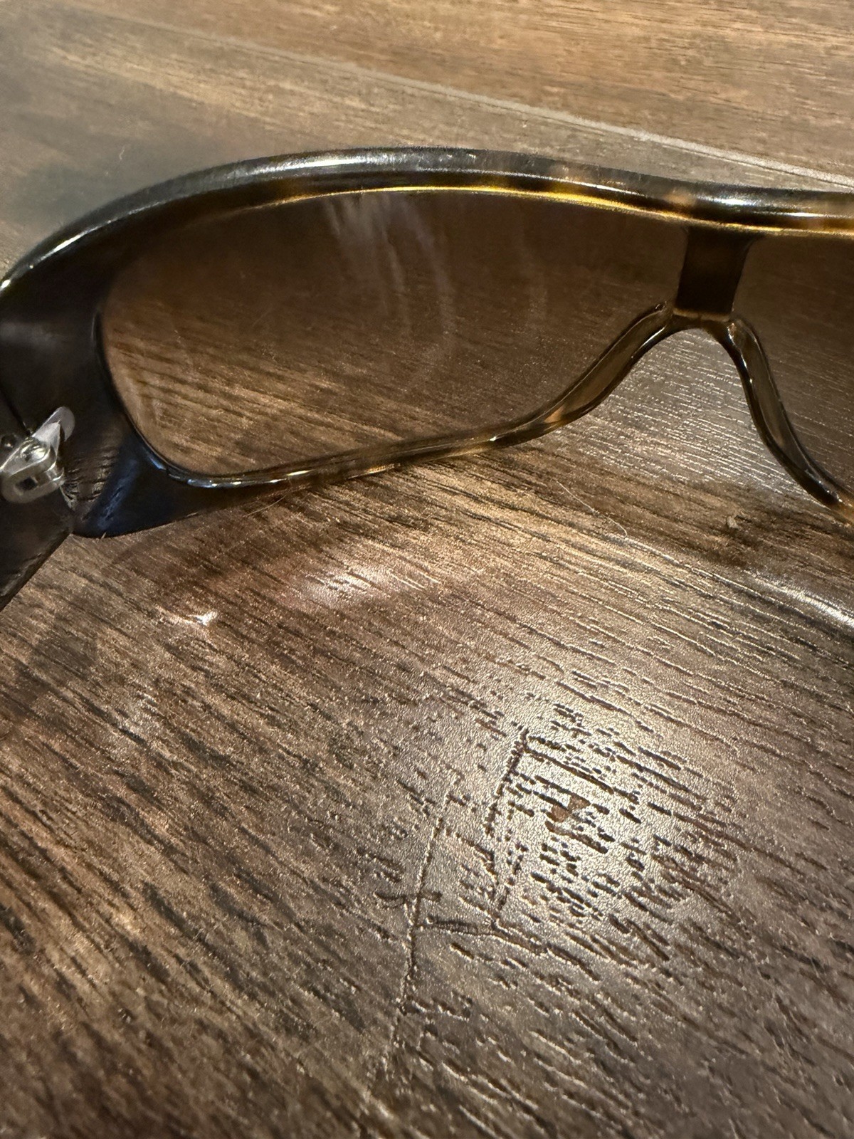 Versace MOD 4098 Shield Sunglasses Tortoise Shell Brown Gradient Lens Women