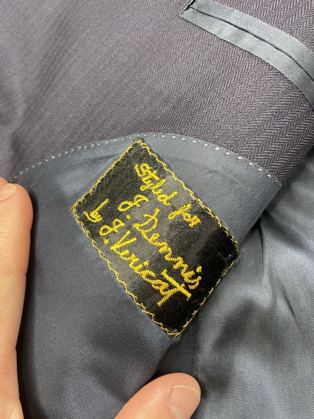 Bespoke Jacket Blazer Holland & Sherry Wool Herringbone Twill Savile Row Coat