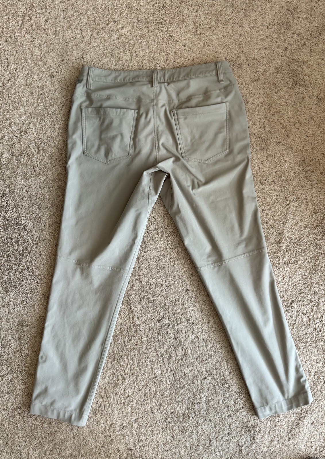 Lululemon ABC Pant Slim Warpstreme In Riverstone 32×28 men’s