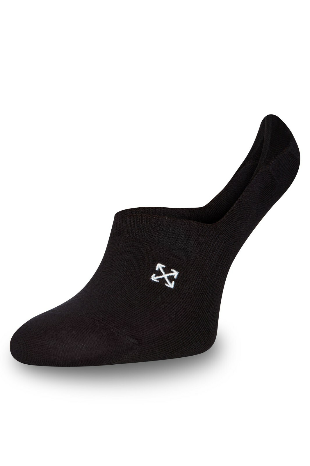 Mens Comfortable Soft Cotton Socks Shoe Liners Silicone Rubber Any-Slipping CW61