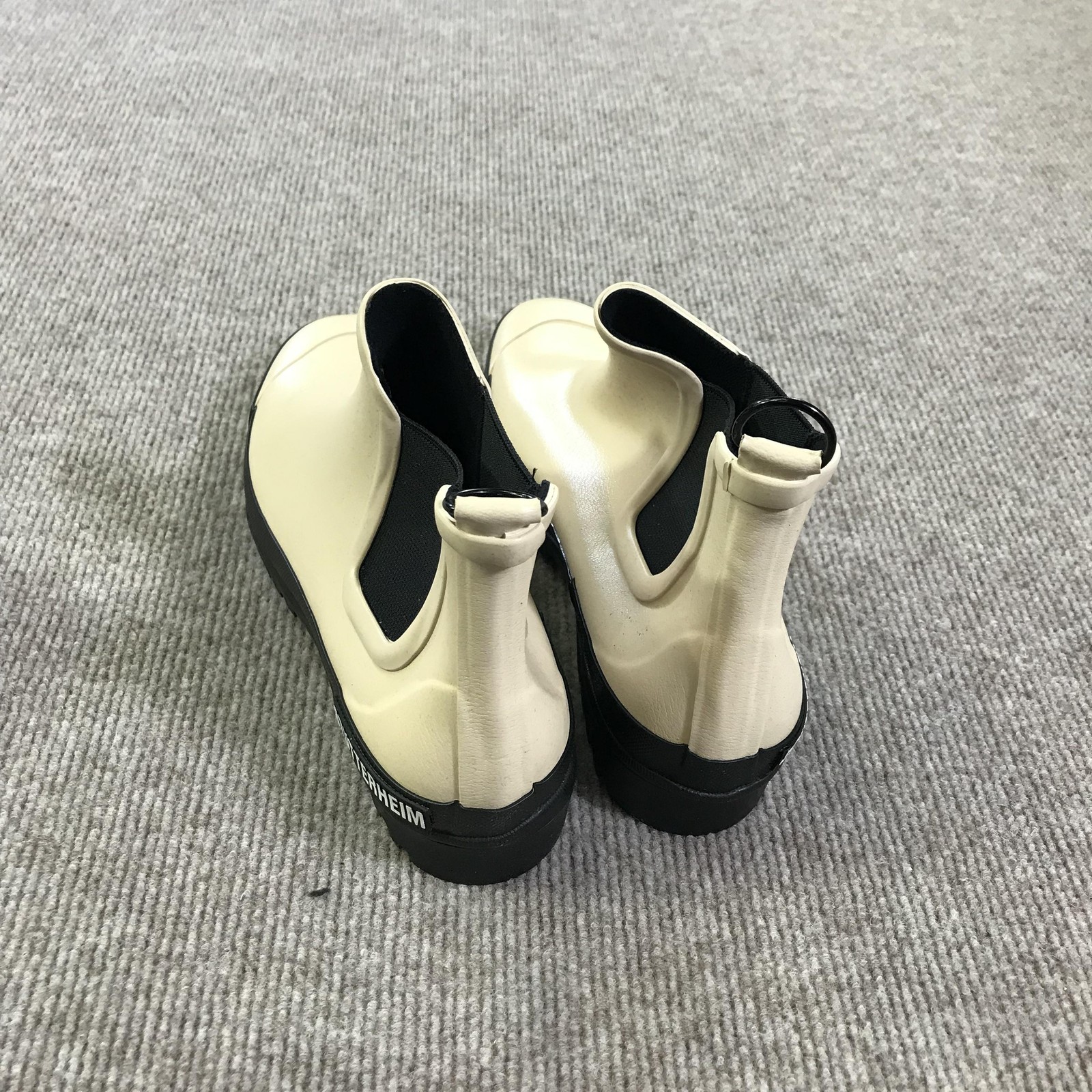 Stutterheim X Novesta Chelsea Rainwalker Boots Mens Size 10 Beige Waterproof