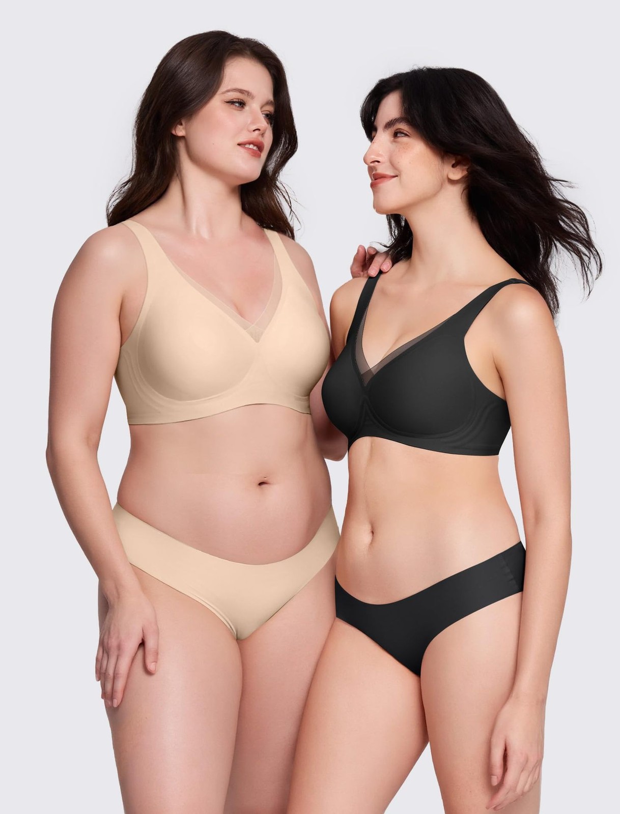 Seamless Wireless Bra 3D Jelly Strip Soft Support Minimizer Lift Anti-Sagging
