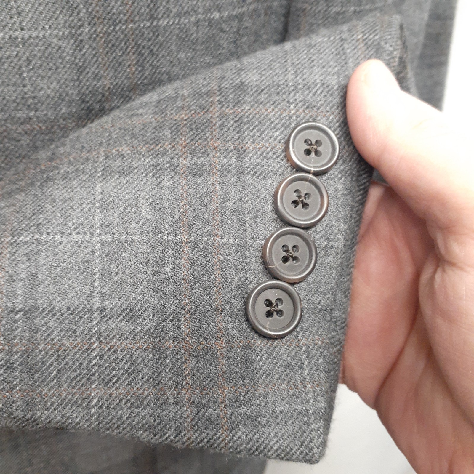 Brooks Brothers Jacket Mens 40 41 Long Wool Cashmere E Thomas Blazer Sport Coat