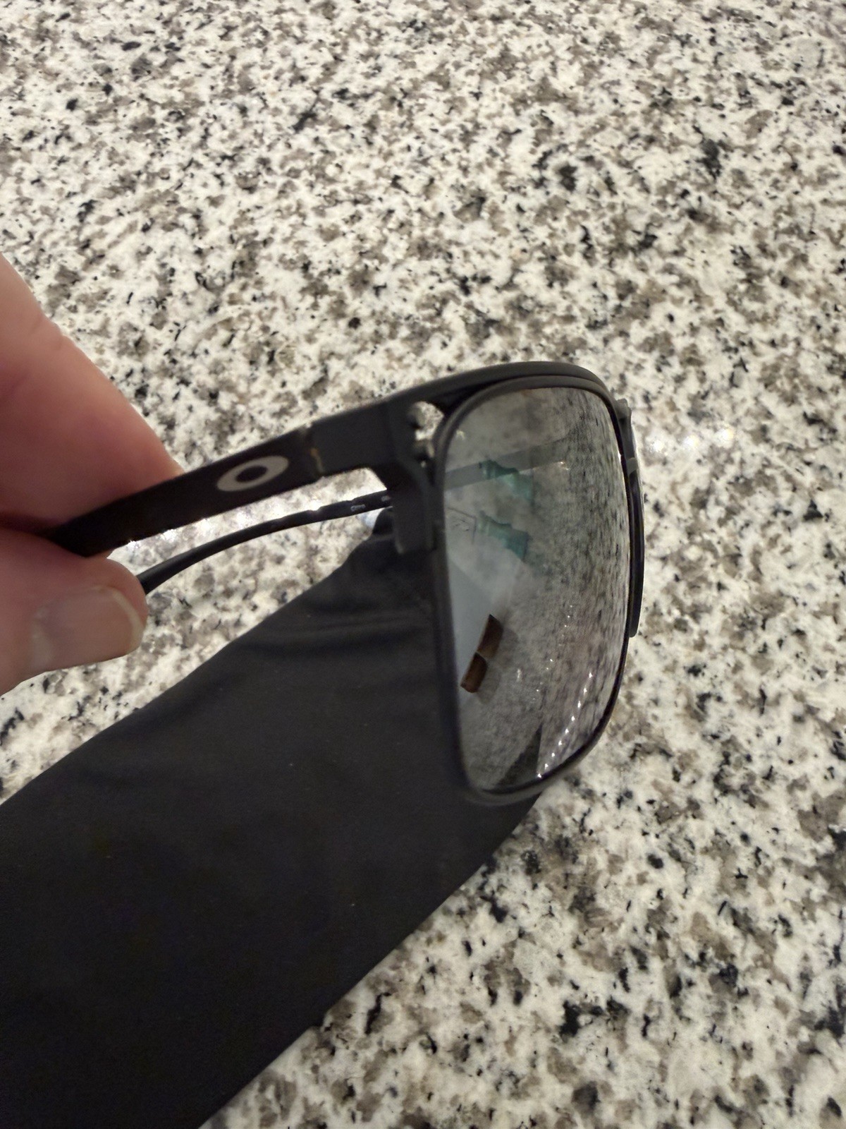 Oakley Holbrook Ti Titanium Matte Black Prizm Black Polarized OO6048-0257