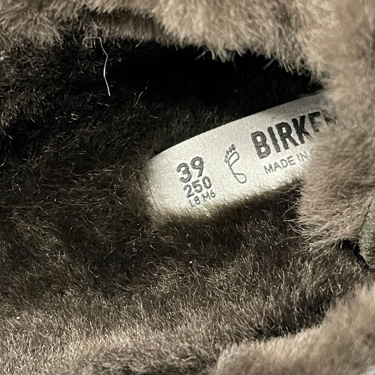BIRKENSTOCK Boston Shearling Clog Unisex Size US M6/W8 Mocha