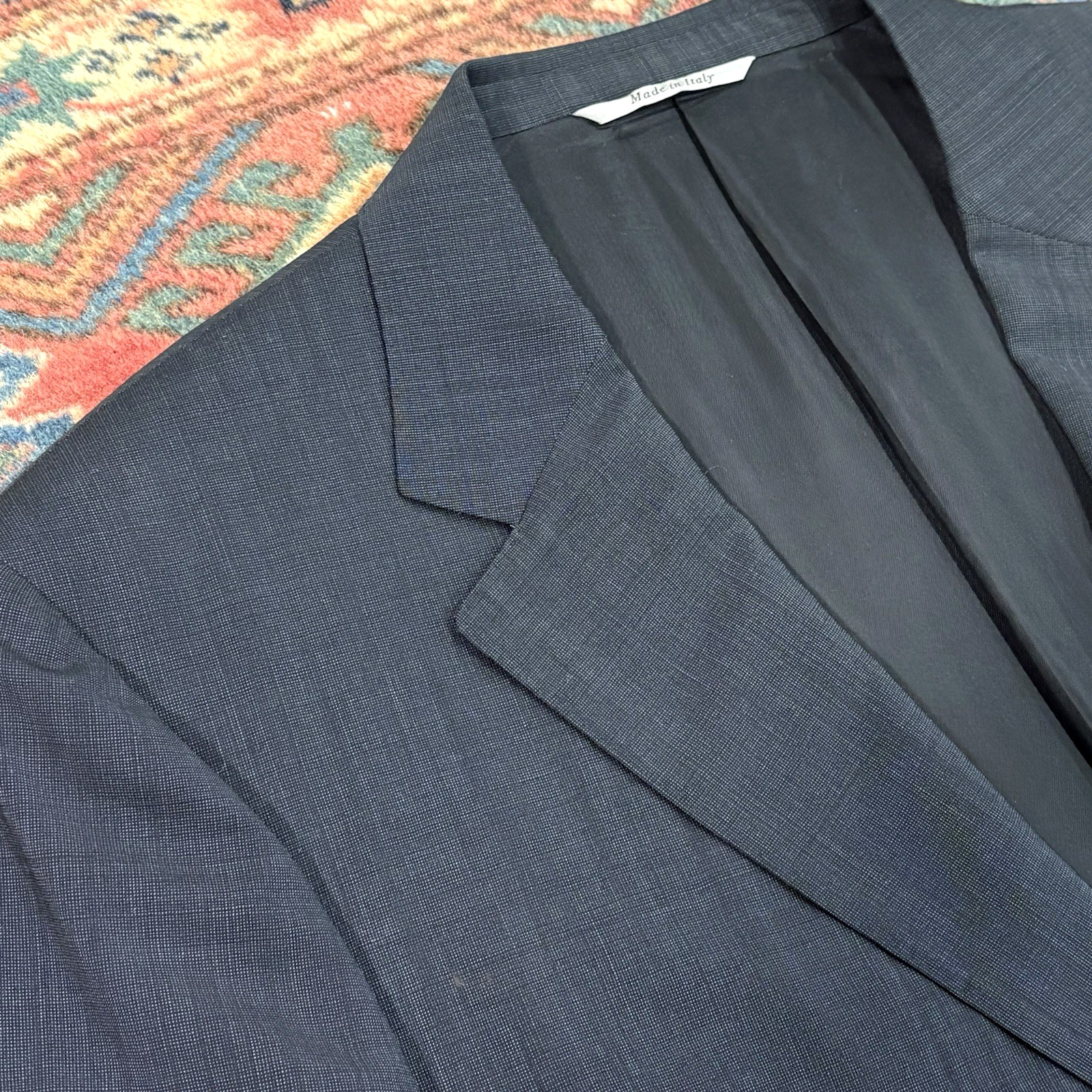 CANALI 1934 silver label recent suit US 46L EU 56L gray wool 38×32 L13280 EUC