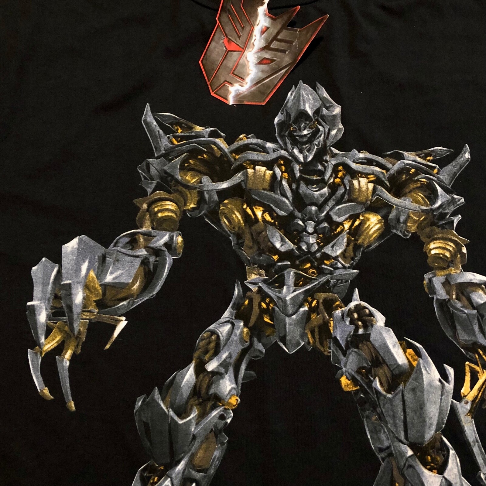 2007 vtg transformers movie y2k90s t-shirt comic Megatron rap hip hop nos xl/2xl