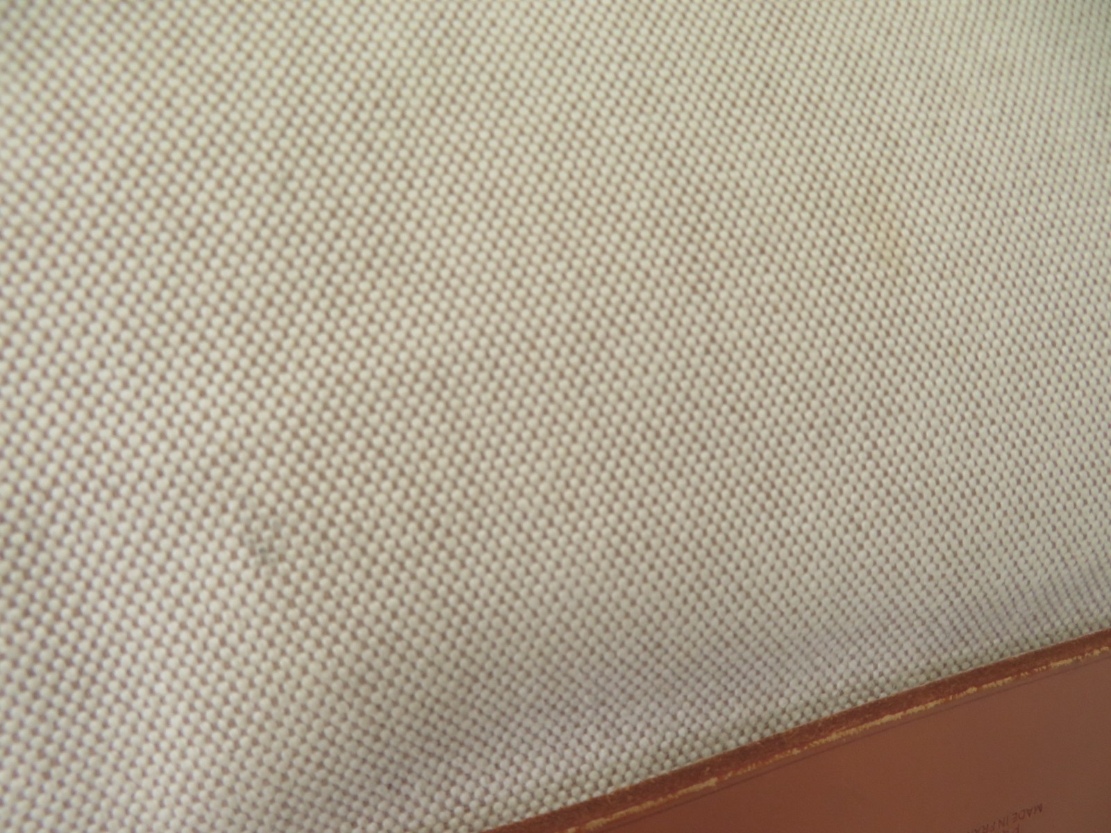 Authentic Hermes Her Bag Canvas Tote Bag F#53184