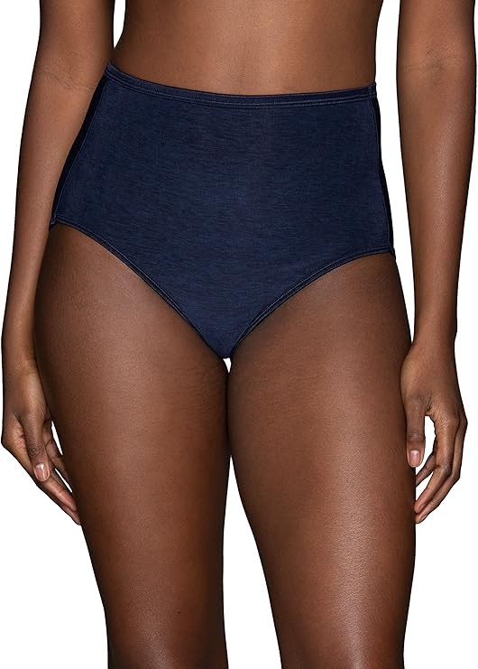 4 pairs VANITY FAIR Brief ILLUMINATION 13109 Panty CHOCOLATE MOUSSE Sz 10 / 3XL