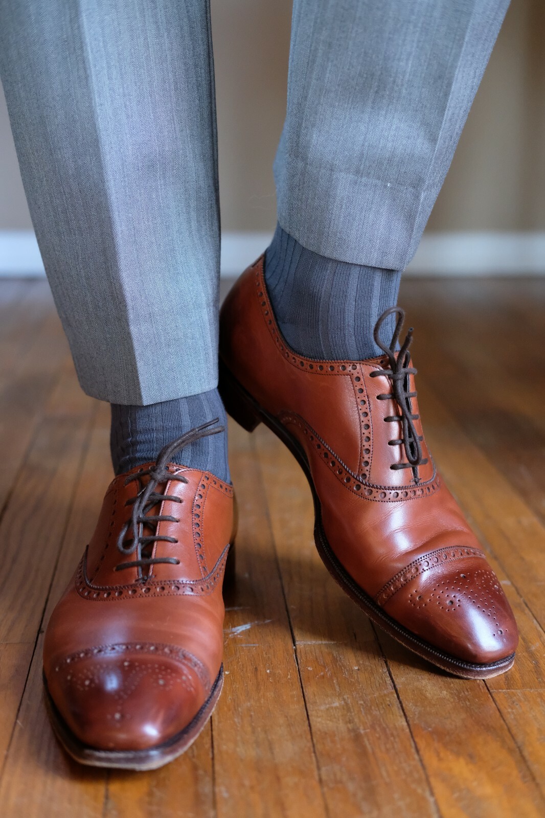 Mens Cotton Dress Socks Work Business Formal Luxury Over the Knee High Winter