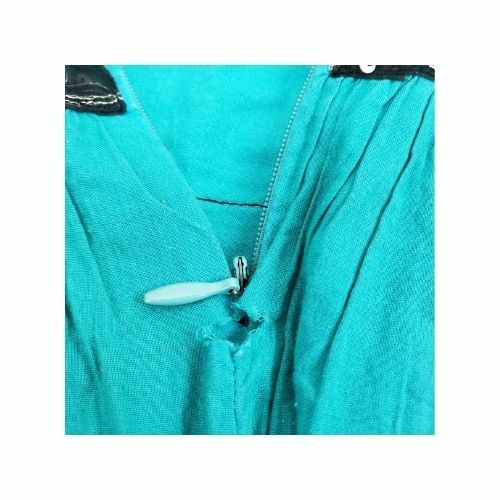 Rampage Clothing Co Skirt Medium Green Tie Dye Pleated Side Zip Draw Tie Waist