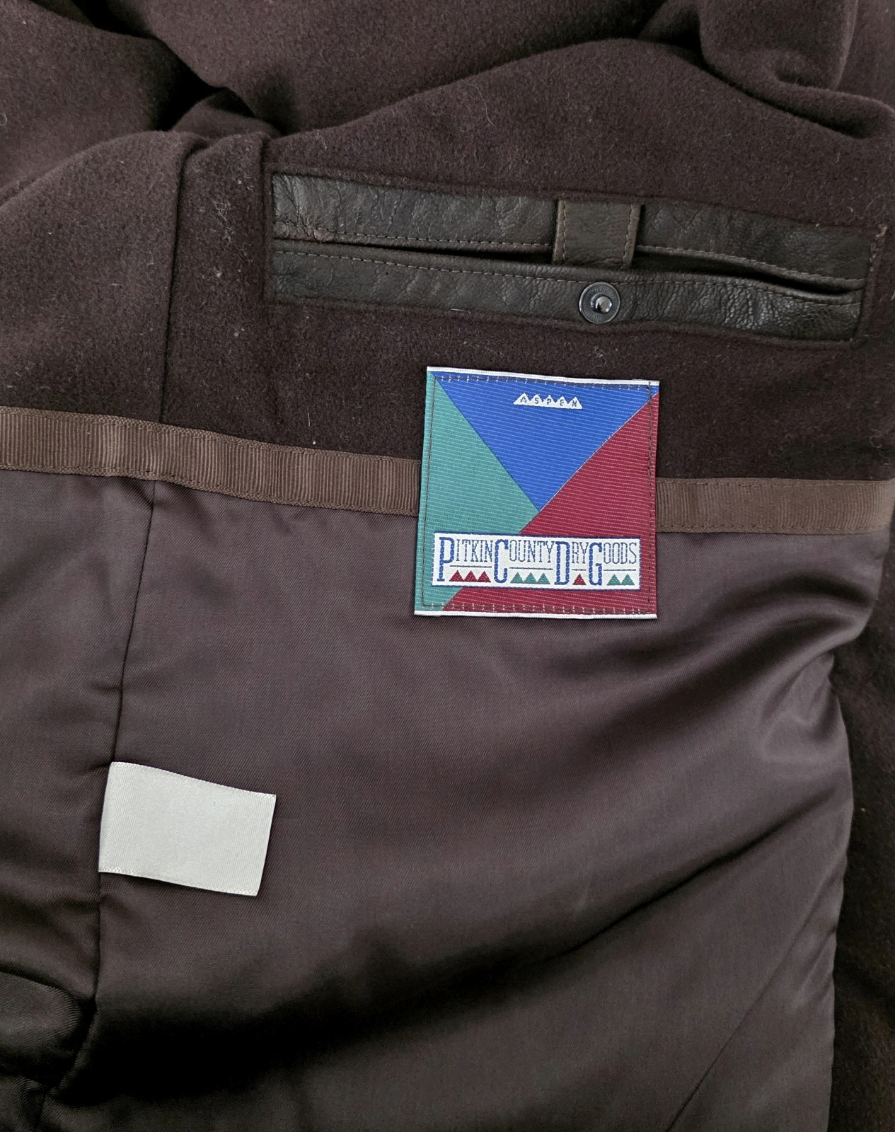 Lone Pine American Made Leather Jacket Aspen Pitkin Dry County Goods Mens sz 40