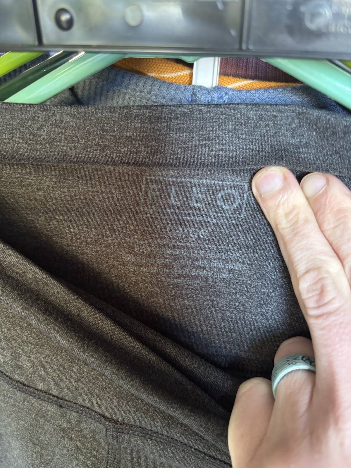 Fleo Heather Charcoal Grey Leggings