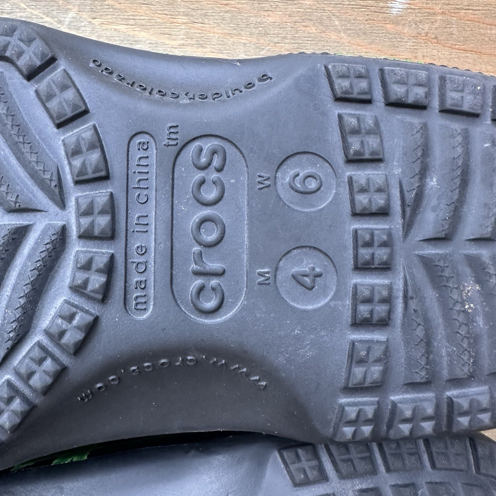 Crocs Classic Clogs Hemp Leaf Black Weed Pot Leaf Marijuana Size W6/M4