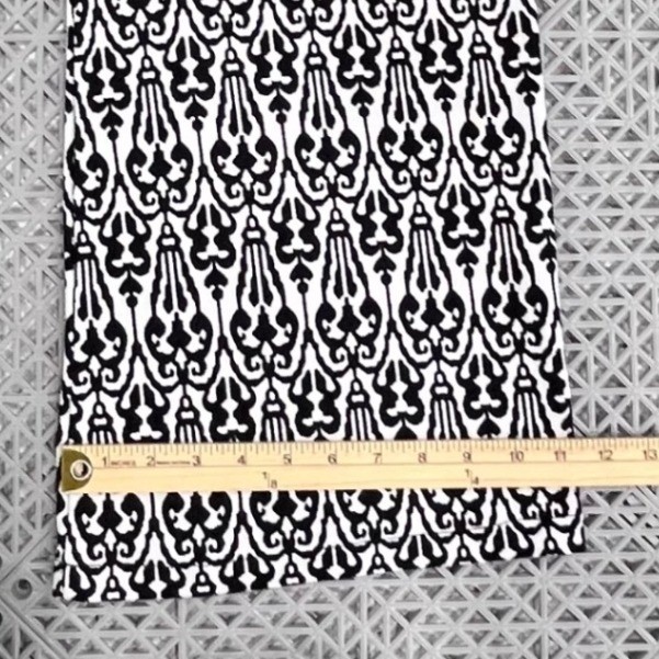 Lime N Chili Palazzo Pants Womens Small Black White Damask Wide Leg Boho Retro