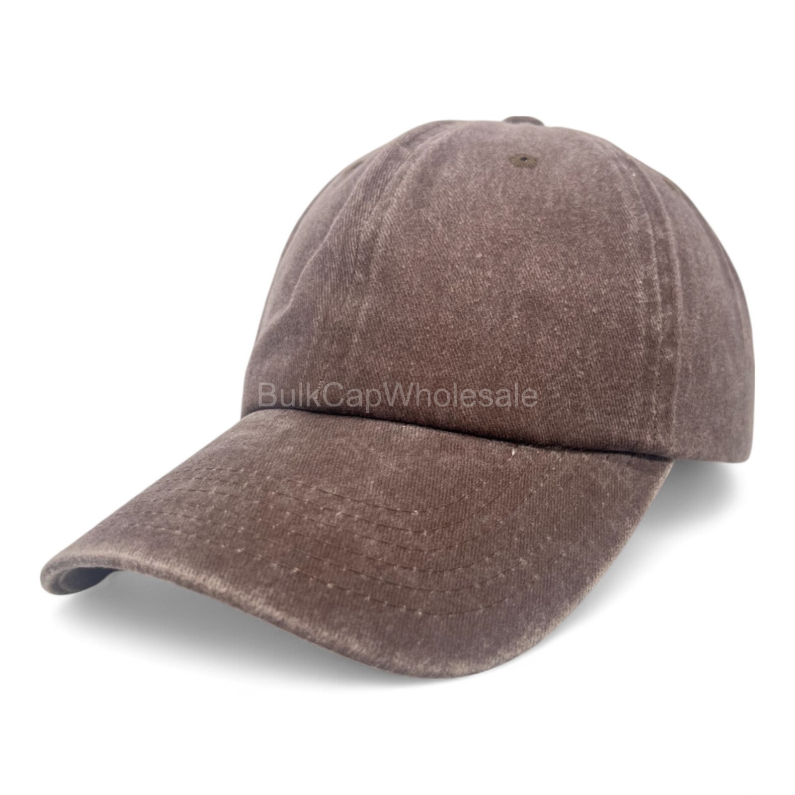 Men’s Cotton Baseball Cap Polo Style Solid Adjustable Dad Hat Washed Ball Cap