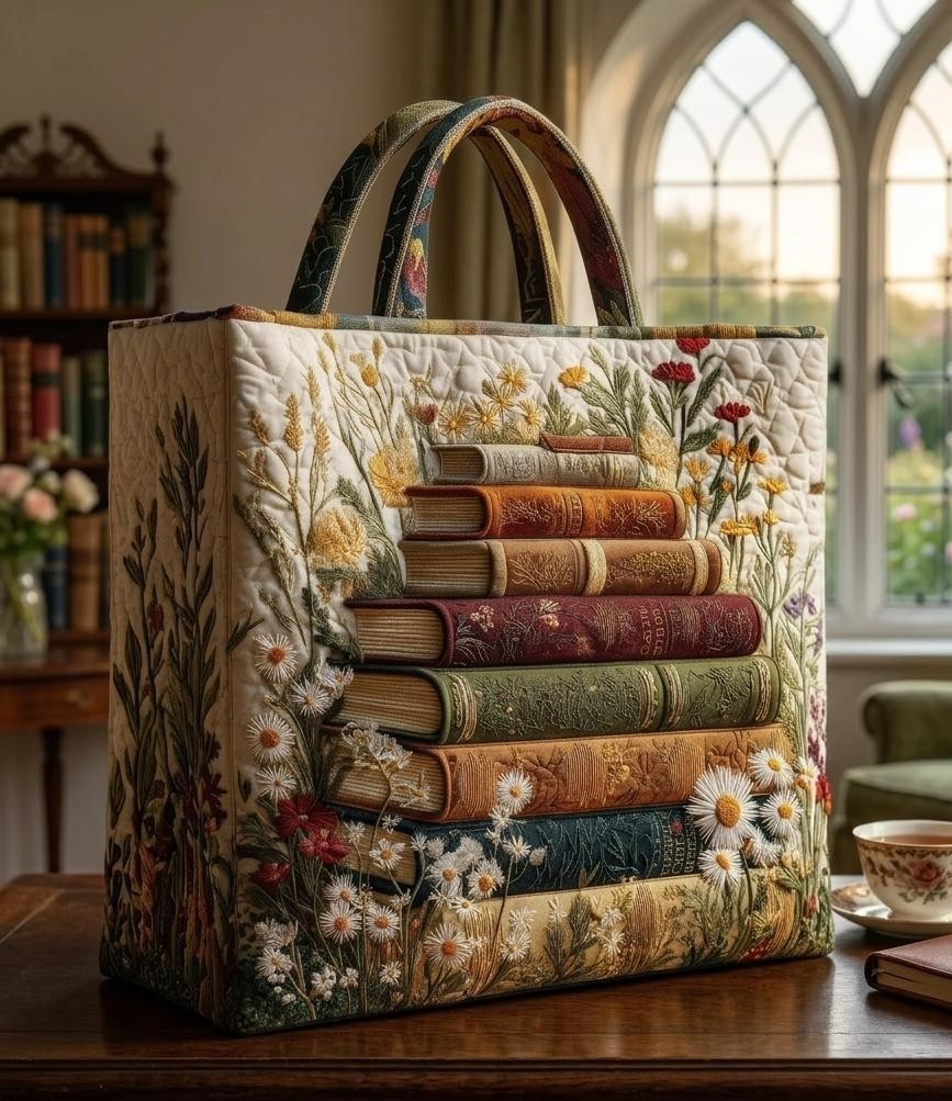 3D Printed Quilted Tote Bags Personalized Tote Bag Lightweight Travel Bags.