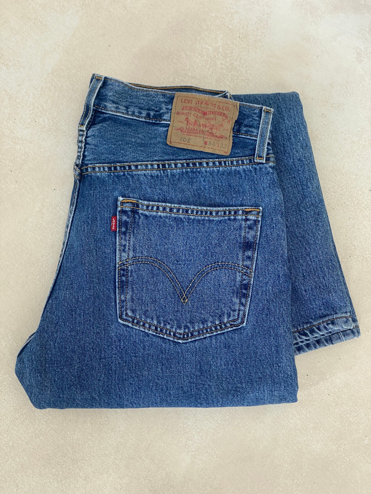 34X32 Levi’s 501 Vintage Denim Jeans