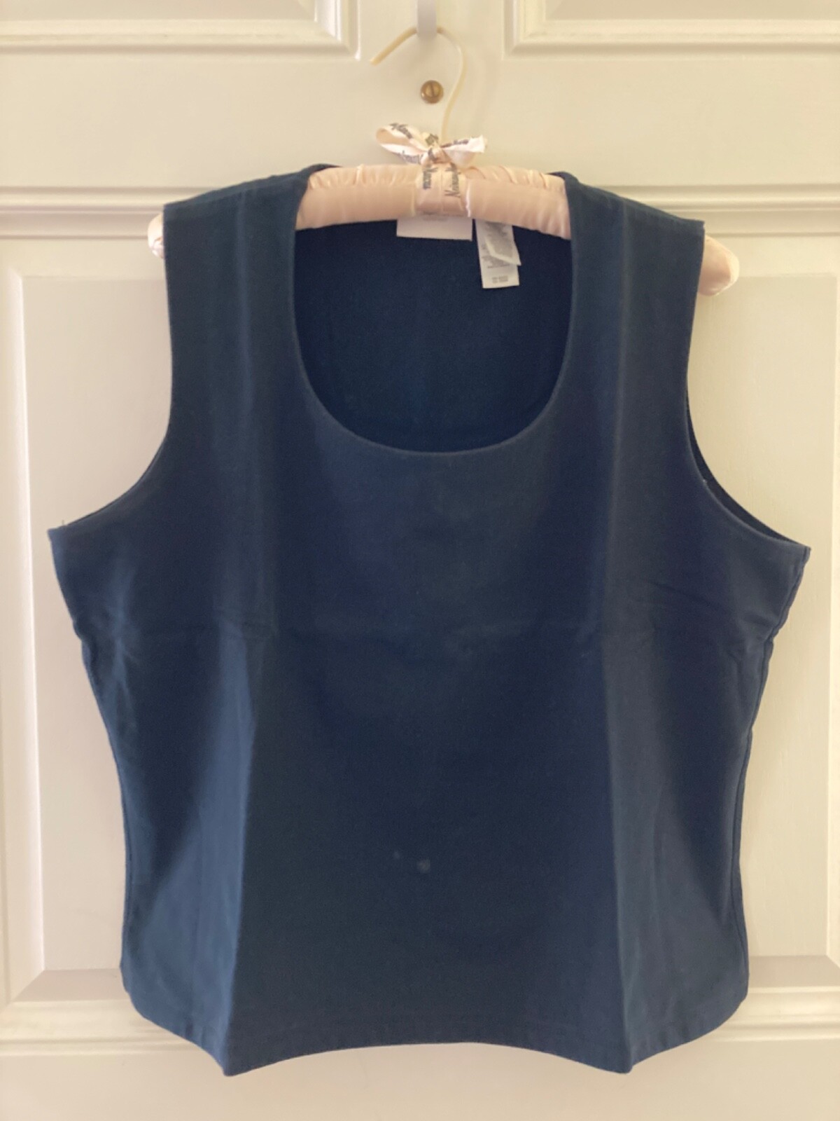 Liz Claiborne Navy Blue Tank/95% Cotton/5% Spandex/Size XL/NEW/NEVER WORN!