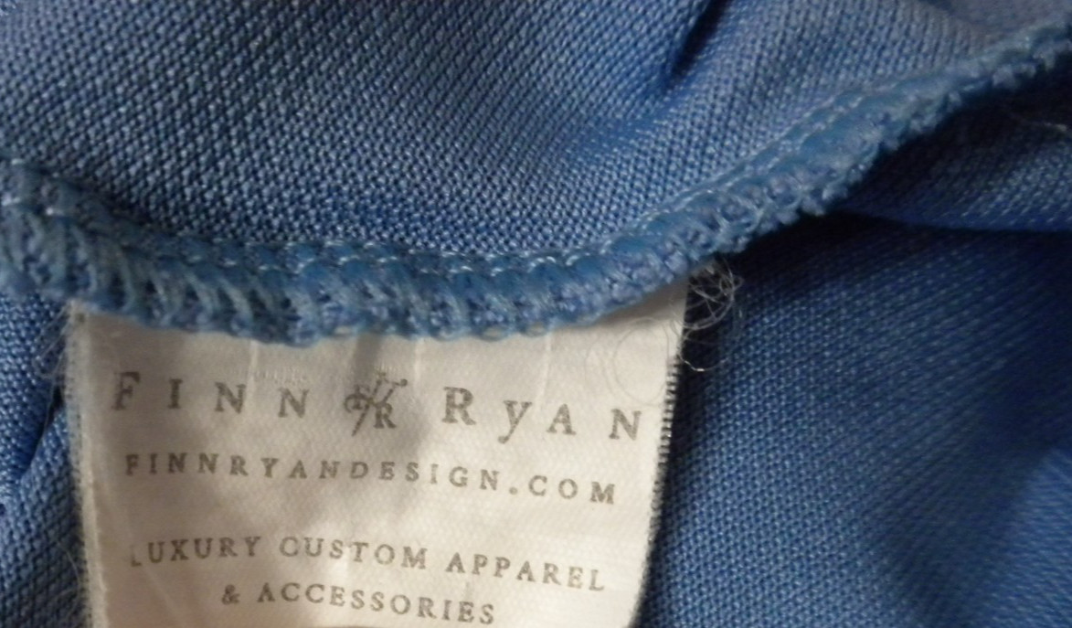 Mercedes-Benz Finn Ryan Polo Shirt Mens XL Blue Performance Logo Luxury Golf