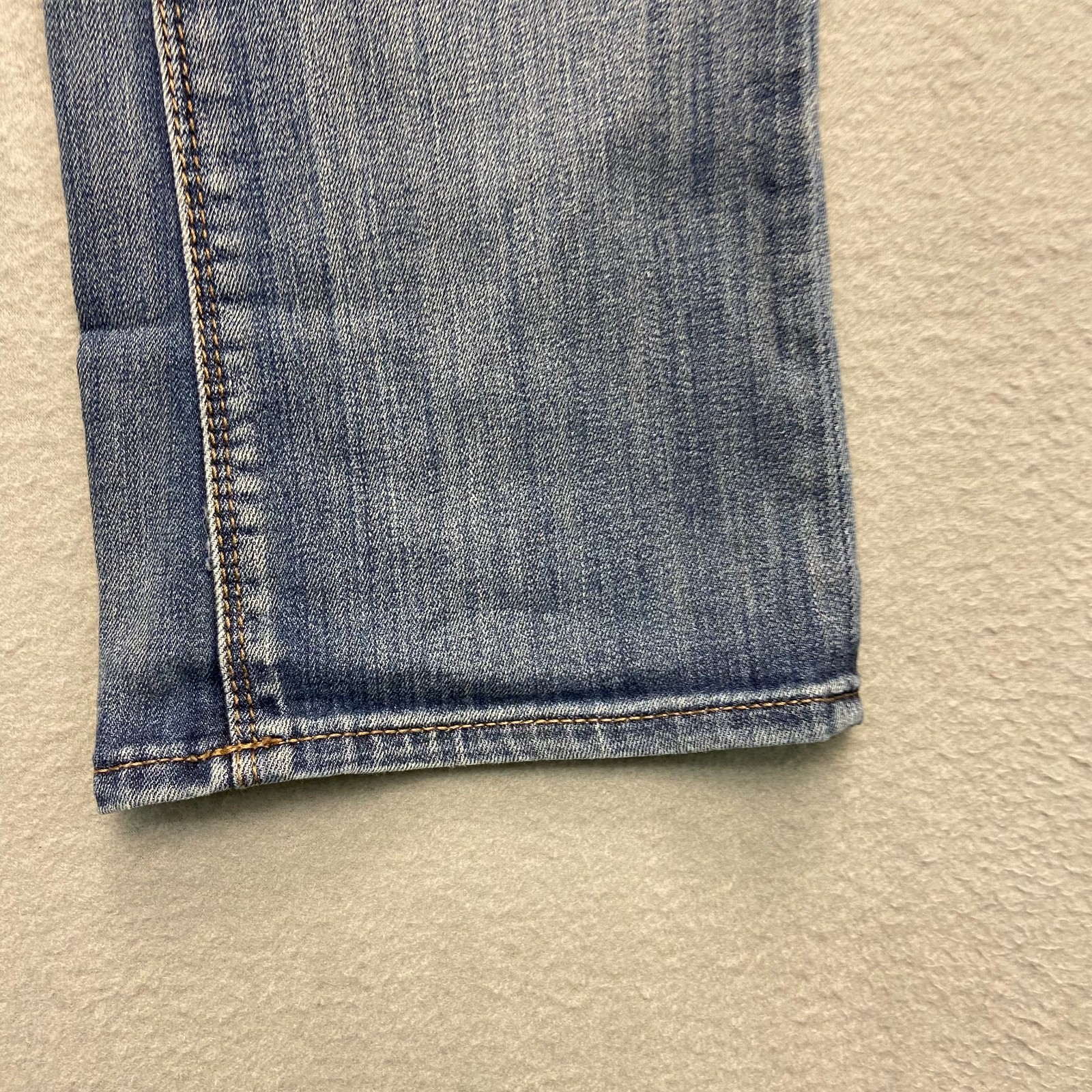 Express Mens Blue Denim Skyscraper Stella Low Rise Bootcut Jeans No Size Tag