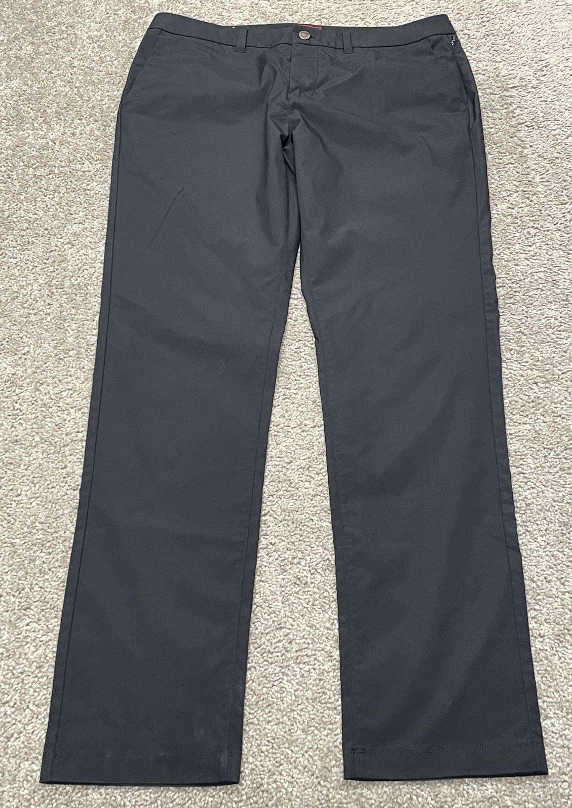 UNTUCKit Pants Traveller Performance Black Mens 35×34 Slim Fit Casual Golf Chino