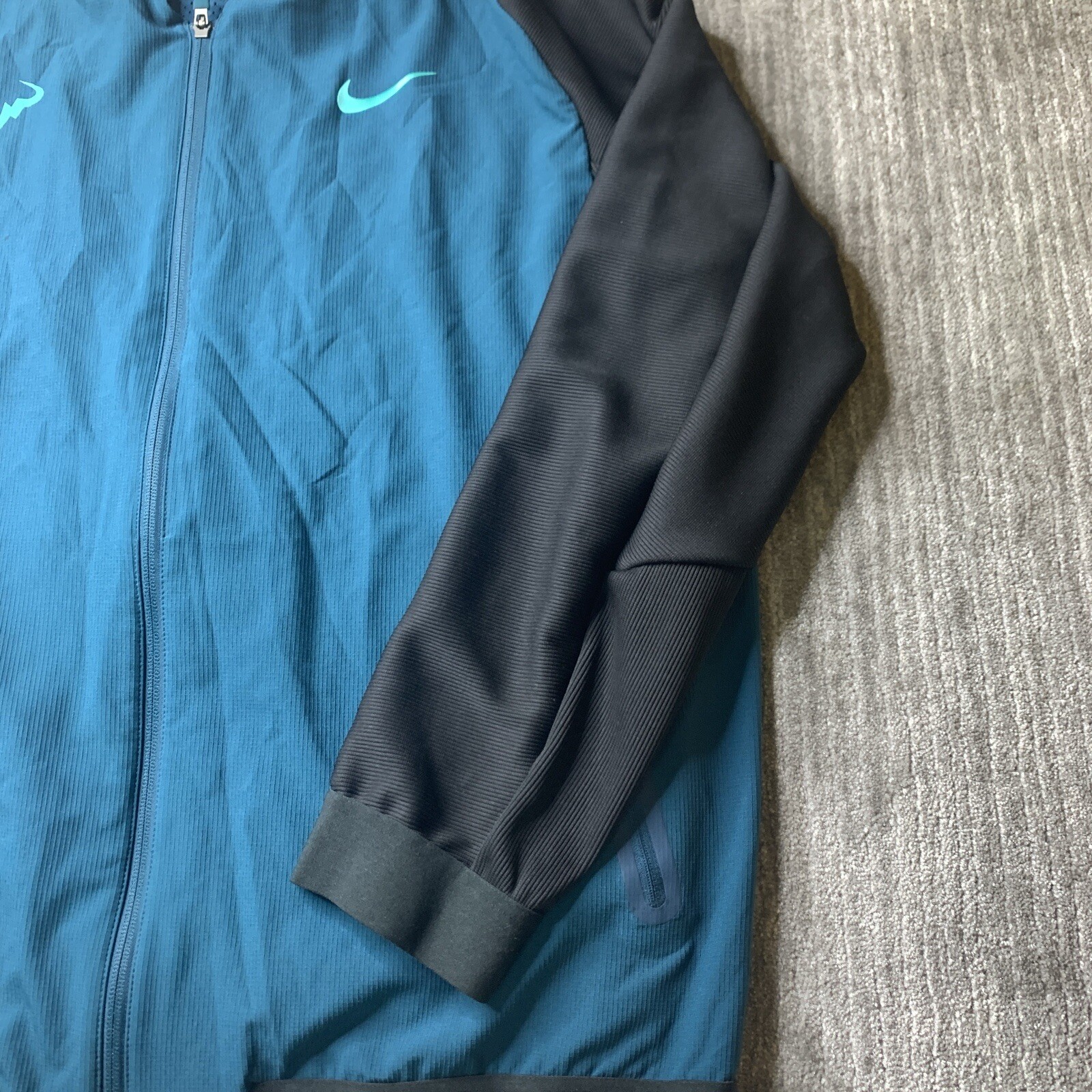 Nike Tennis Jacket Rafael Nadal Premier Mens Extra Large Midnight Turquoise