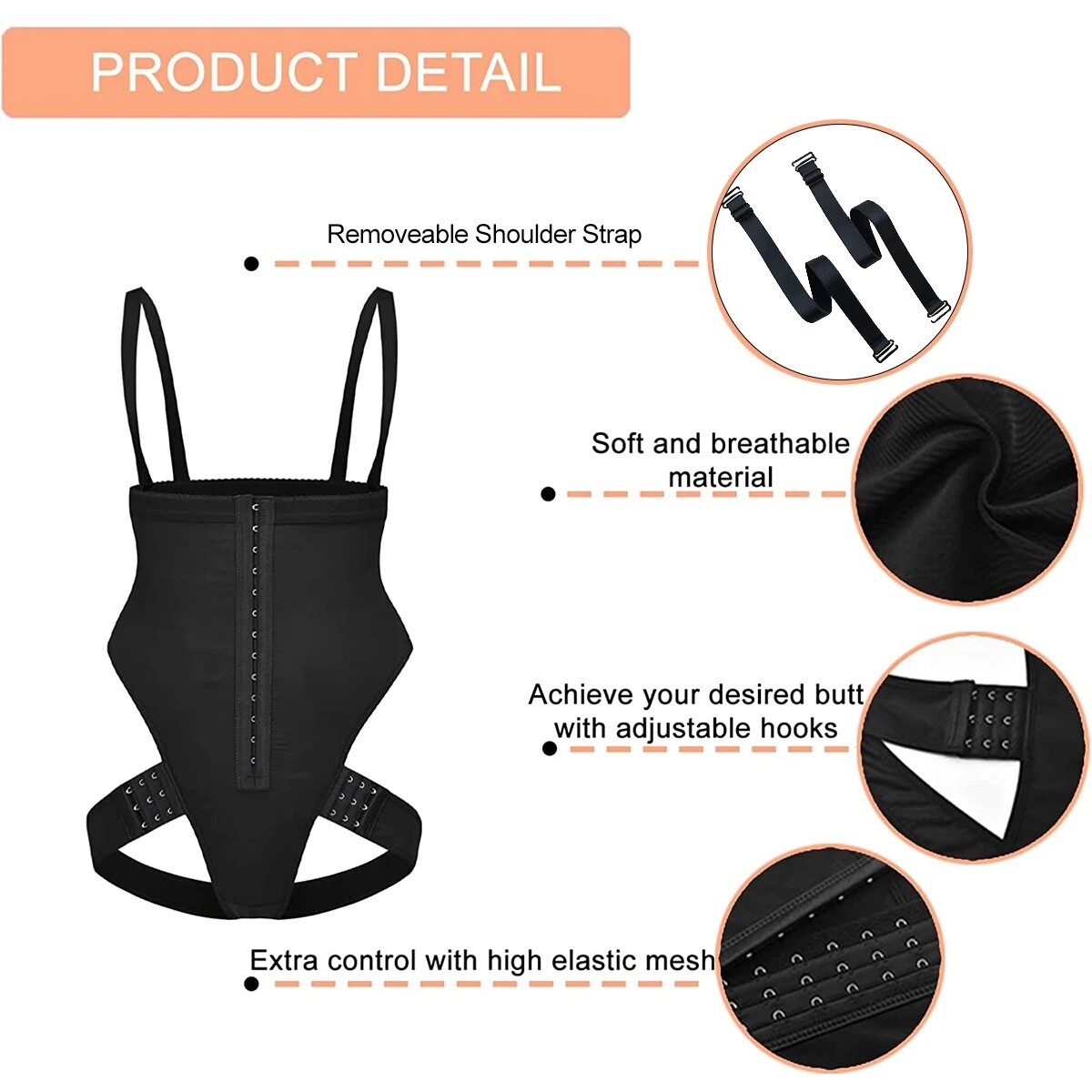 Cuff Tummy Trainer with Butt Lift Female Exceptional Shapewear High Waist Shaper