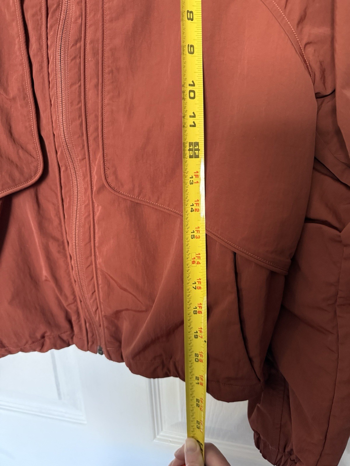 Lululemon Effortless Dark Terracotta Size 6 Jacket Women’s