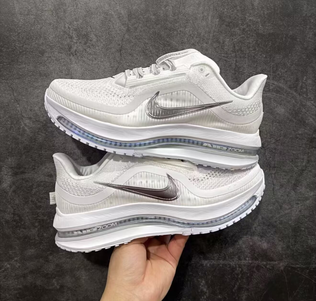 White Metallic Silver Men’s Nike Air ZOOM Pegasus Premium