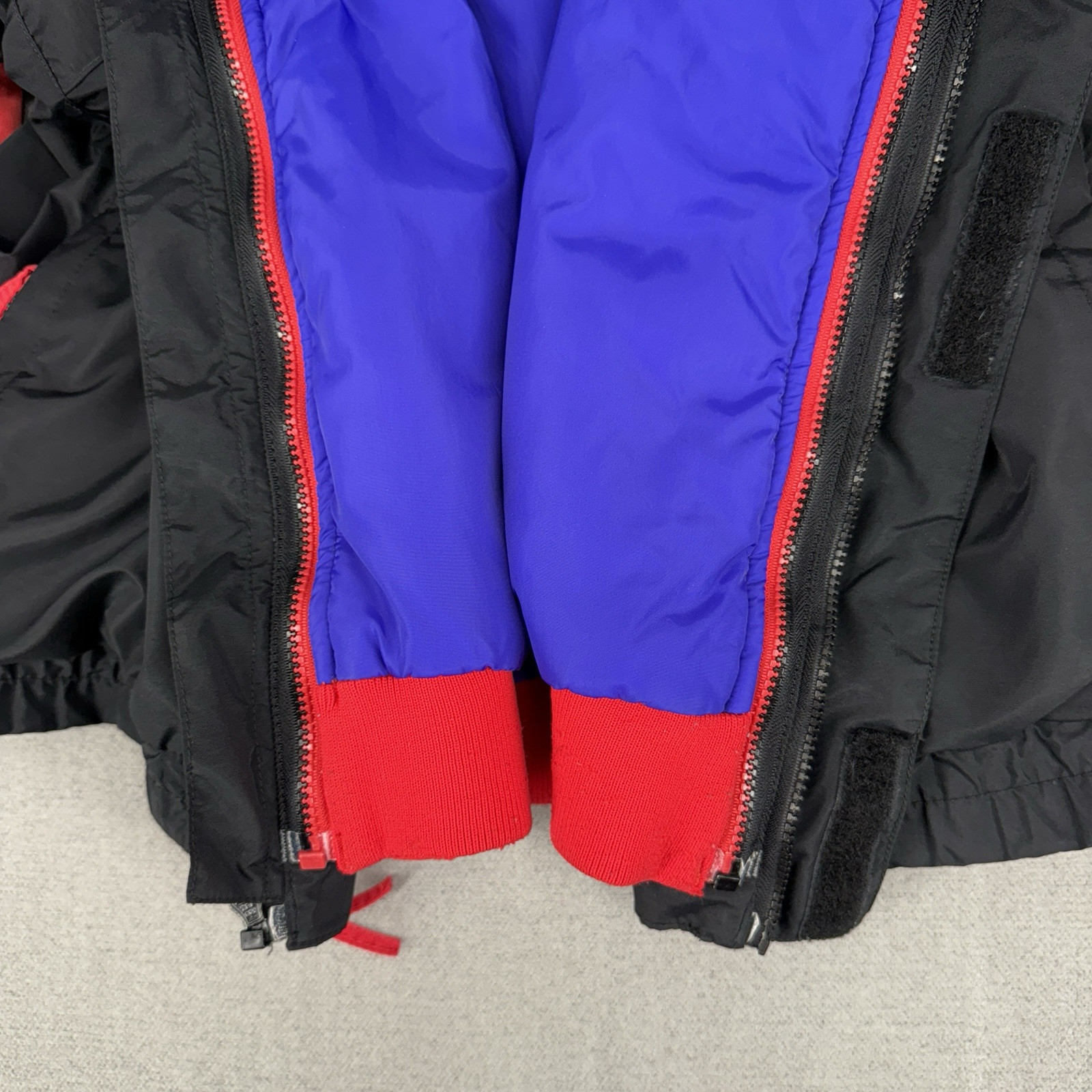 90s Columbia Jacket Men L Black Radial Sleeve 3-in-1 Reversible Ski Switcheroo