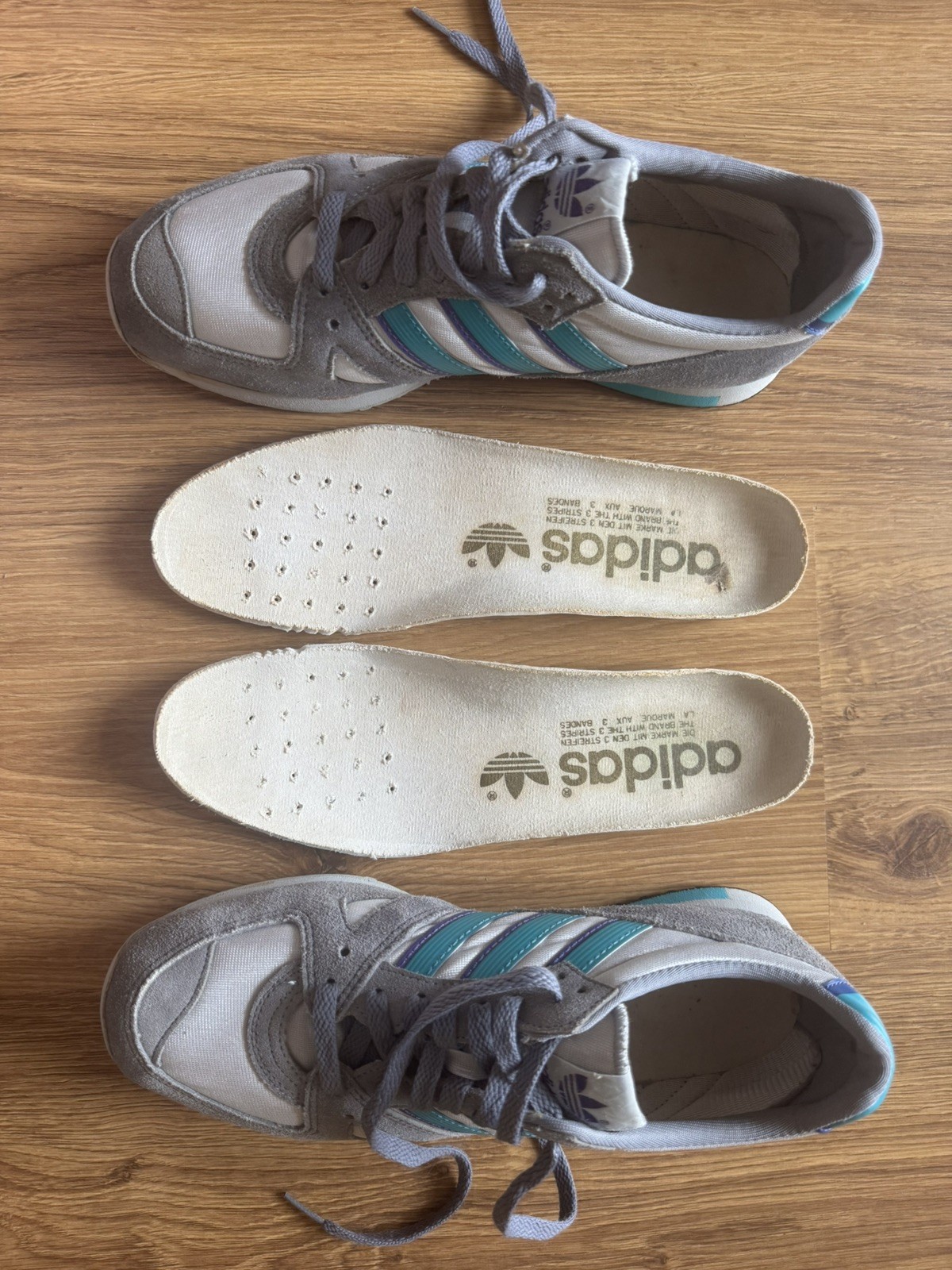 Adidas Rochester vintage 88s 80s made in Rep of Korea uk7.5/us8/26cm