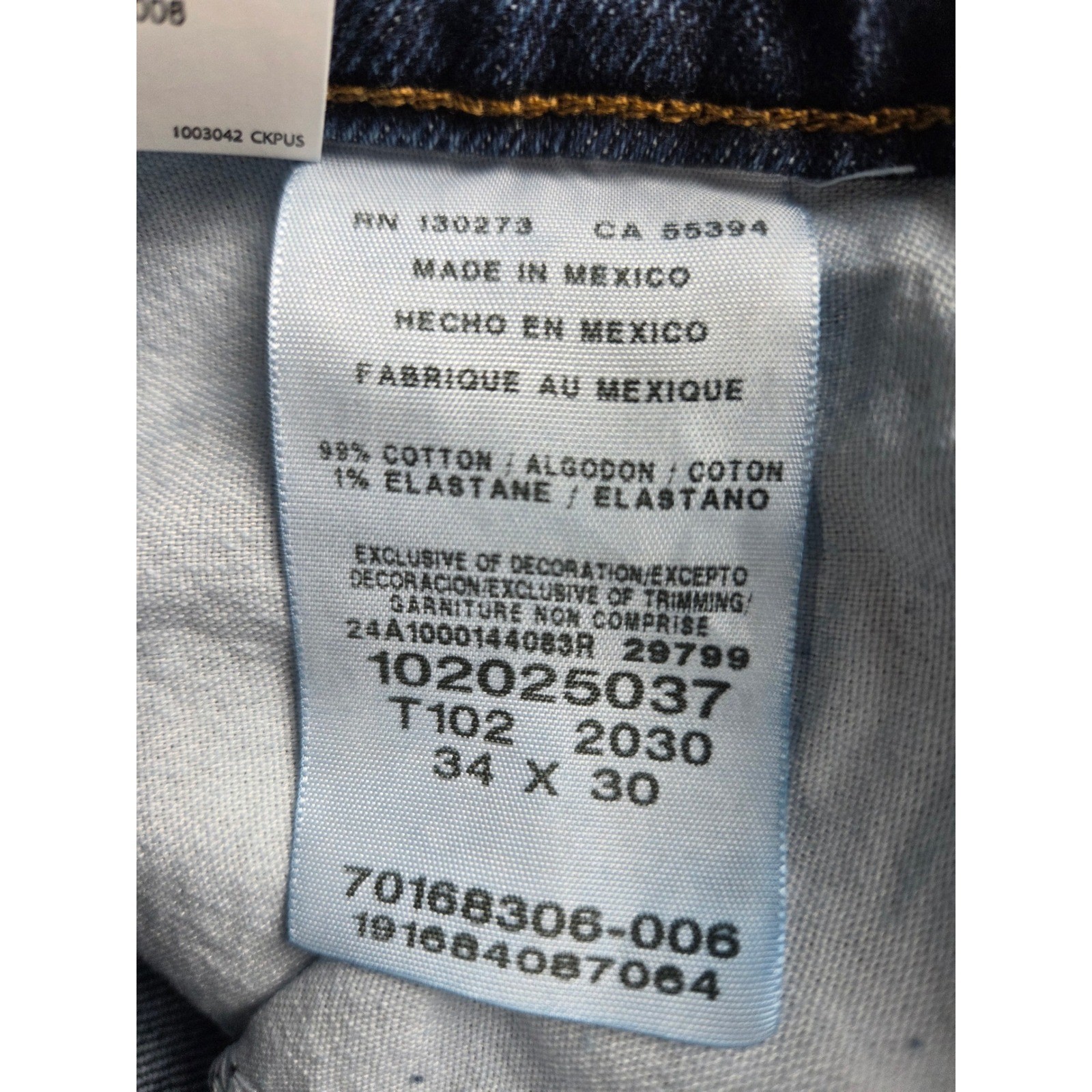 NWT Lee Mens 34×30 Regular Fit Bootcut Jeans Infinite Dark Wash NWT Cotton Blend
