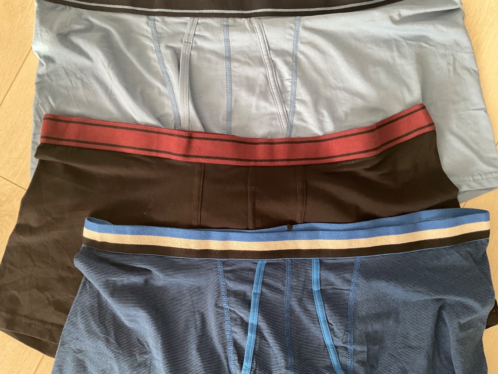 George 3 pairs of mens COTTON boxer shorts size 3XL. NEW. 45-47in waist