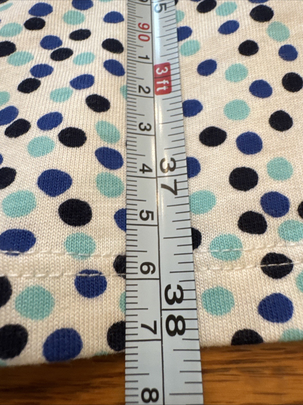 Boden Margot Jersey Dress Polka Dot Cap Sleeve Pockets Size 8R Coastal Boho EUC