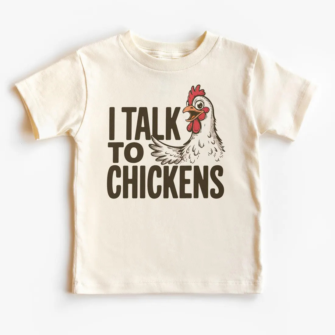 Kids Chicken Lover Shirt – I Talk To Chickens Backyard Urban Farmer