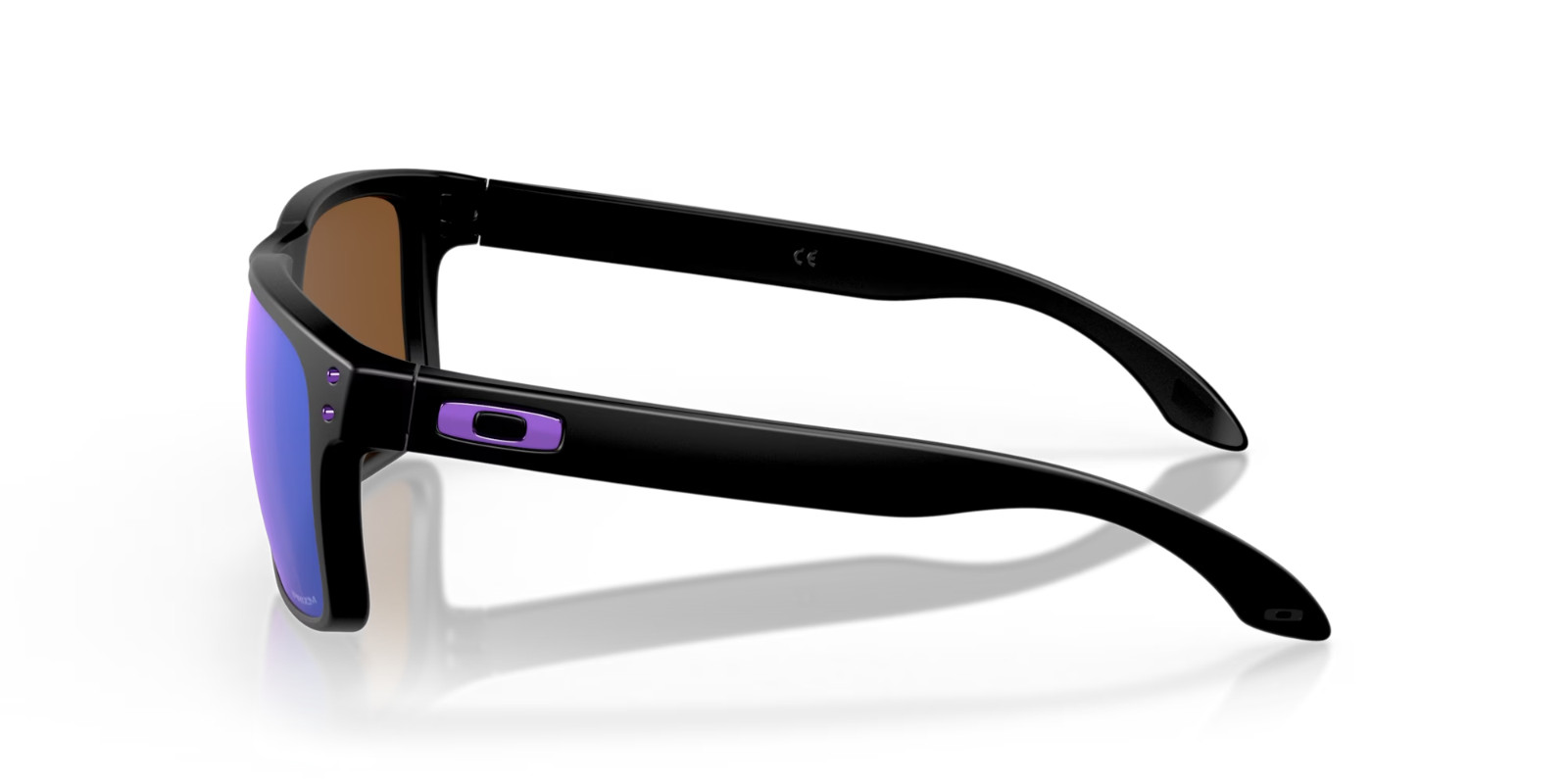 Oakley Holbrook Sunglasses OO9102-K655 Matte Black Frame W/ PRIZM Violet Lens