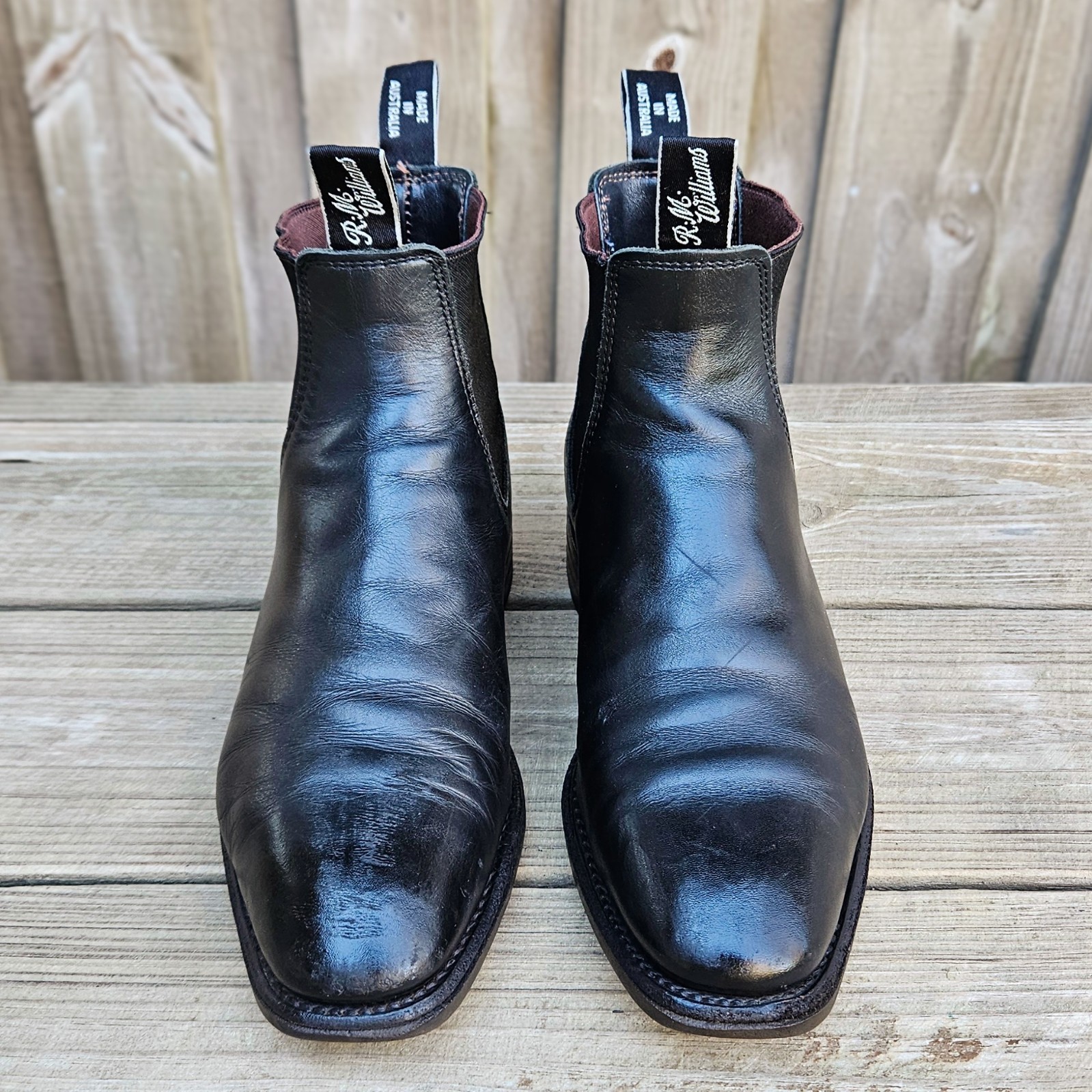 RM Williams Comfort Craftsman Cheslea Boots Black Size 7 B US $589